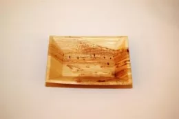 Assiette Cuadra Palmier 18x18cm